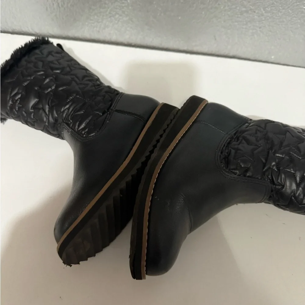 H&M Girls Black fashion winter boots size 9
